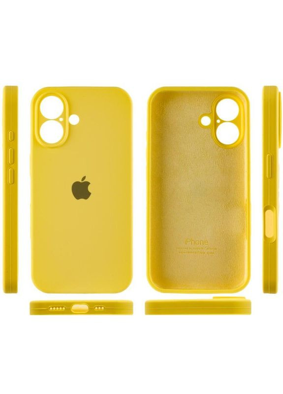 Чехол Silicone Case Full Camera Protective (AA) для Apple iPhone 16 Plus (6.7") Epik (356102994)