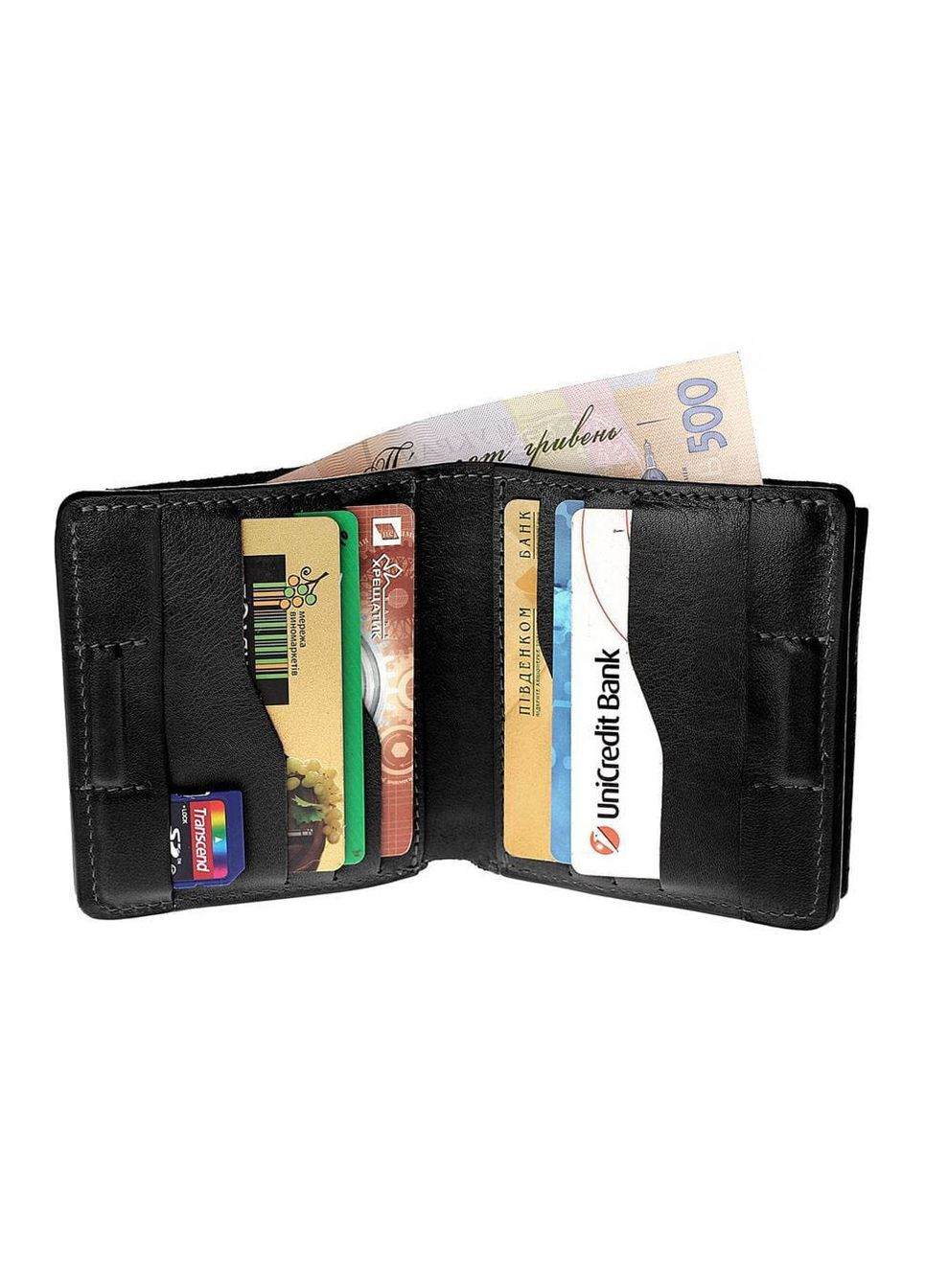 Портмоне Lettera 537610 глянец черный GP Grande Pelle (329440733)