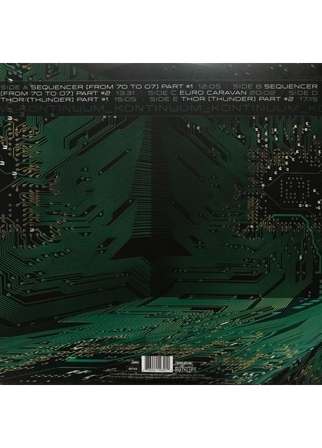 Вінілова Платівка Klaus Schulze – Kontinuum (3LP, Album, Reissue, Stereo, Single Sided, Etched, Vinyl) (886922493911) No Brand (369739443)