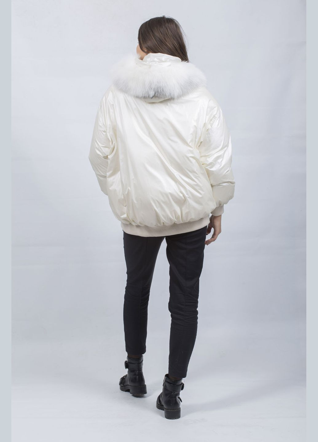 Молочний зимній Пуховик No Brand