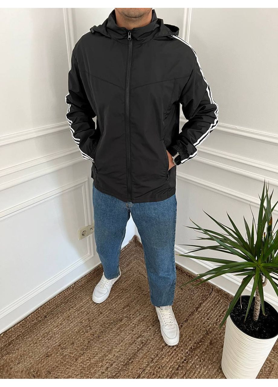 Черная ветровка Osoblyva