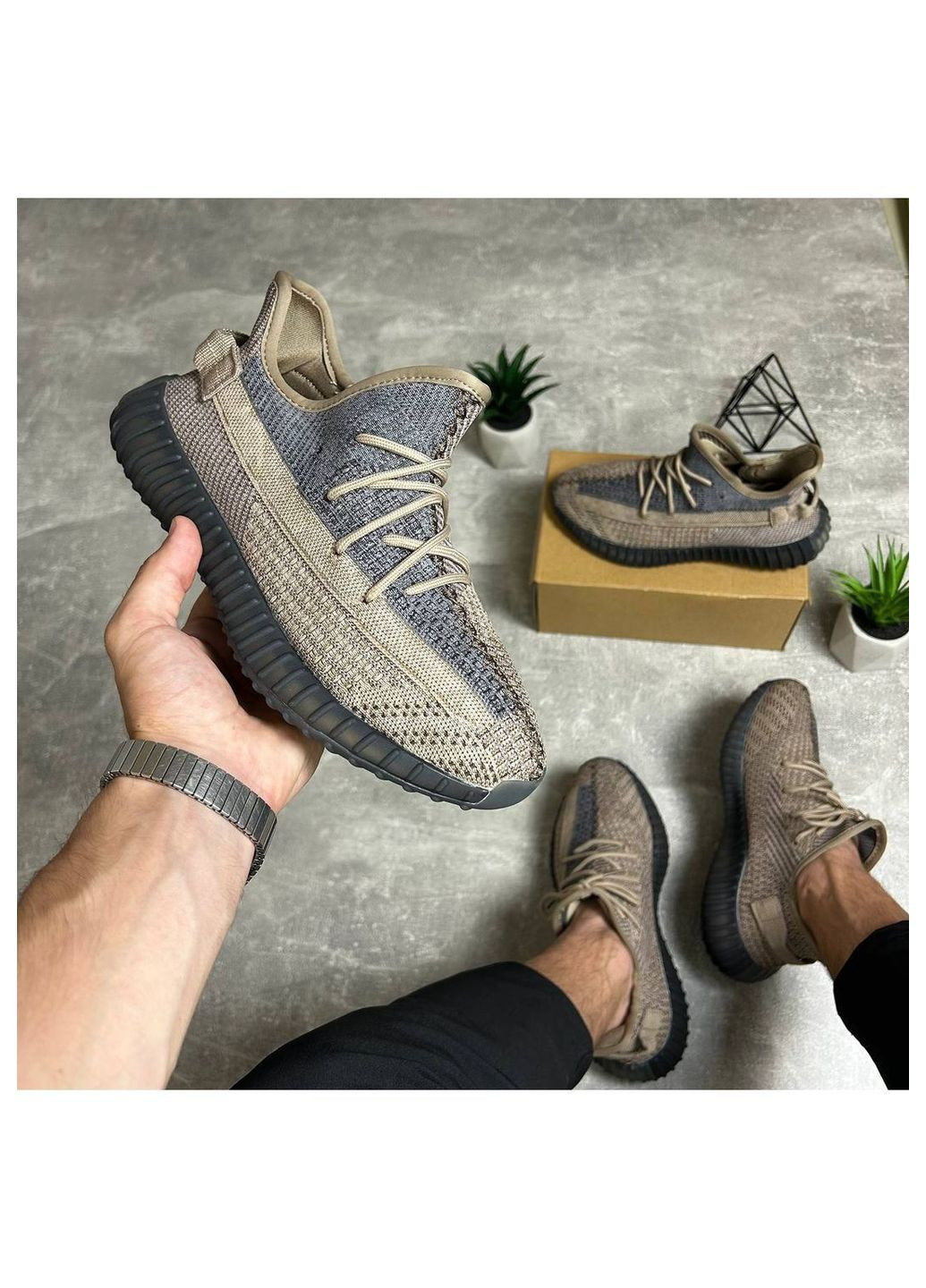 Комбіновані Літні кросівки чоловічі Stilli Yeezy Boost