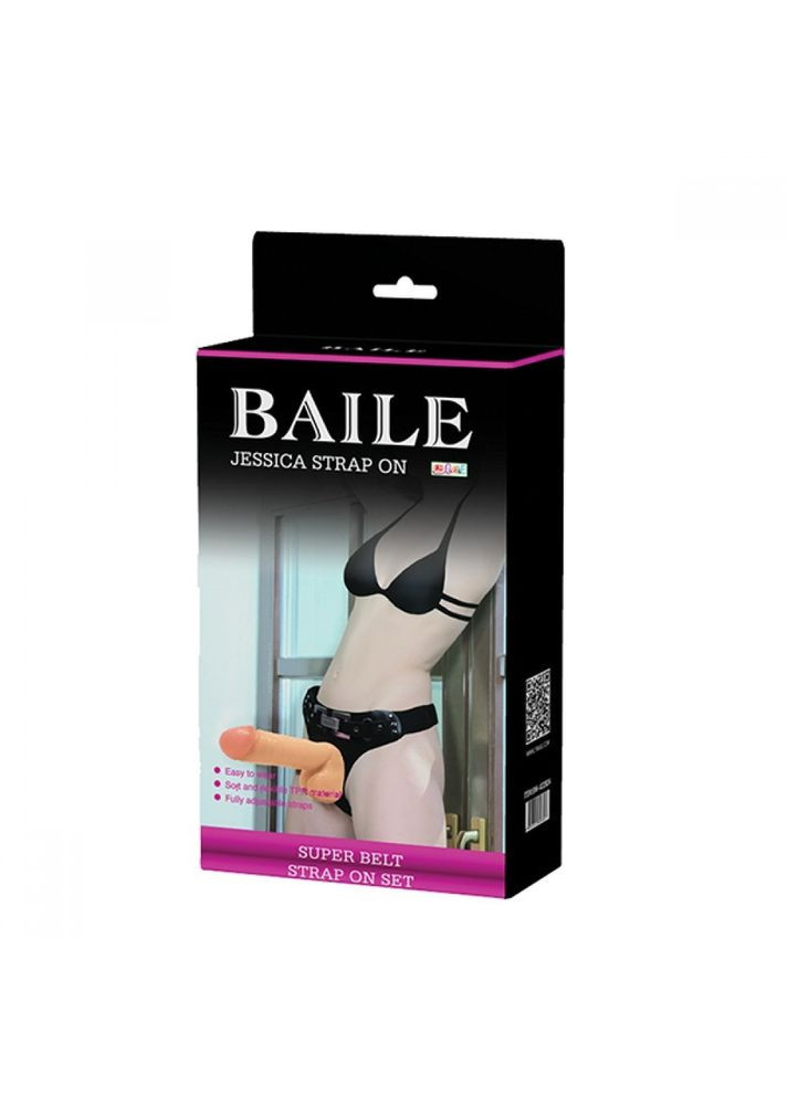 Страпон Jessica реалистичный, 17.5 х 4.7 см Baile (303902626)