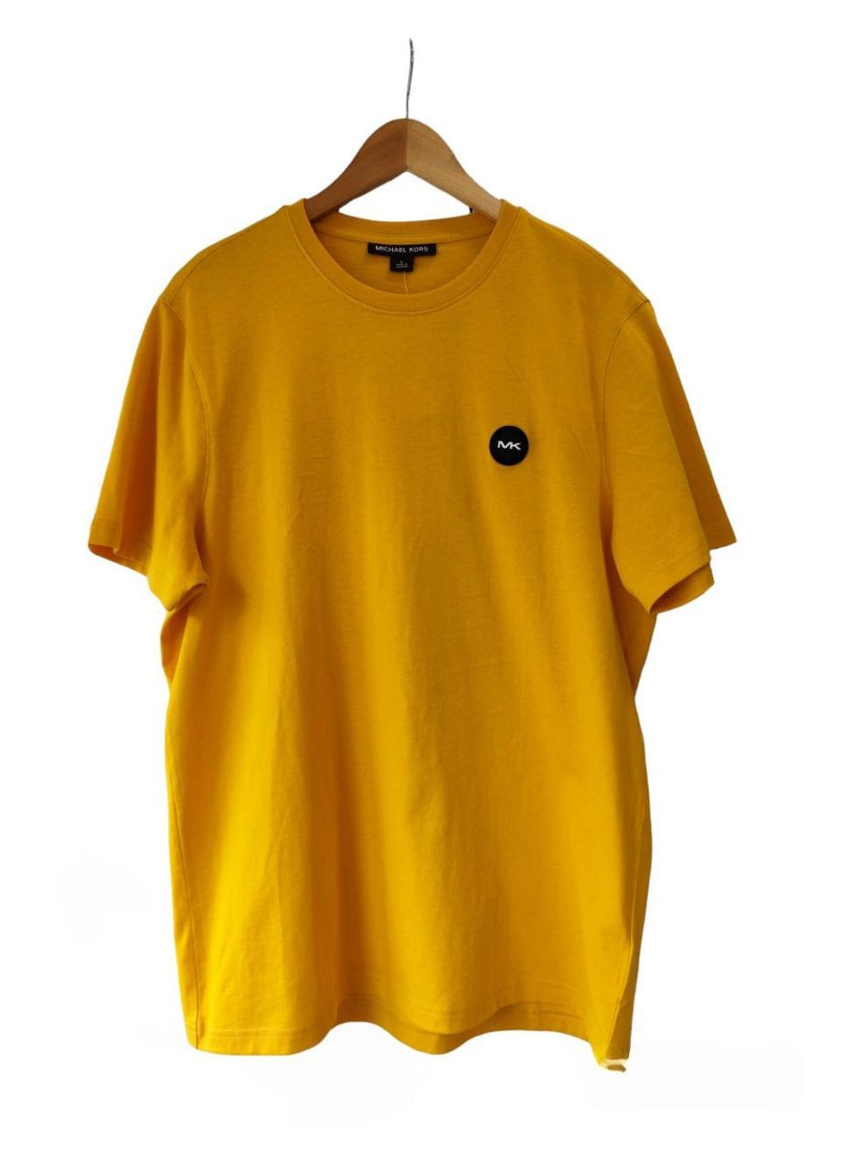 Желтая футболка майкл корс с коротким рукавом Michael Kors