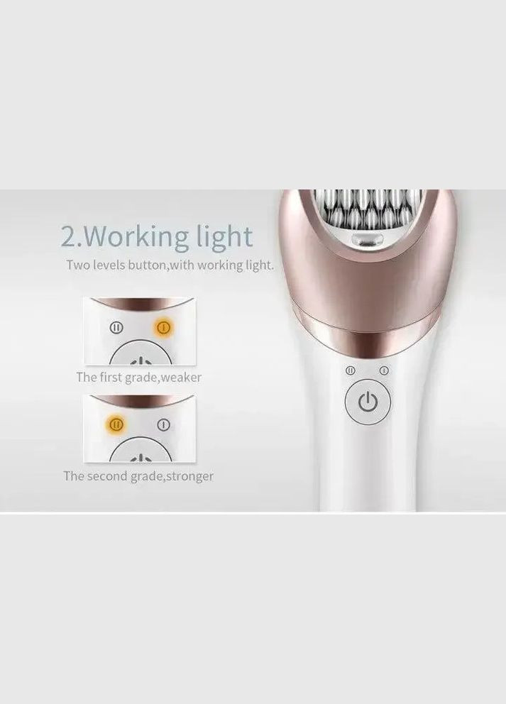 Акумуляторний епілятор GM-7003 з 5 насадками Gemei (316563303)