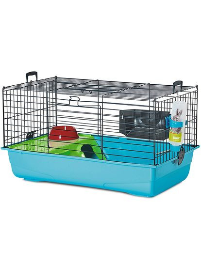 Клітка для морських свинок Nero 2 De Luxe 80 х 50 х 44 см Блакитний (5411388520816) Savic (324794199)