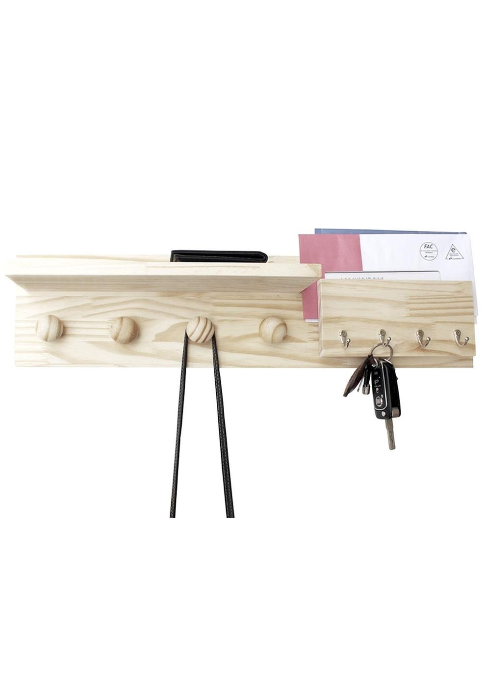 Вешалка для сумок из дерева Рибафета бланже (ВСУ-003301) No Brand (327845520)