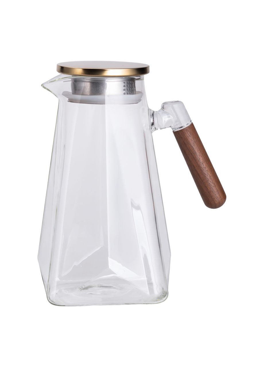 Заварник стеклянный для чая 2 л чайник для заваривания с ручкой HP-34-32 Yiwu (369142678)