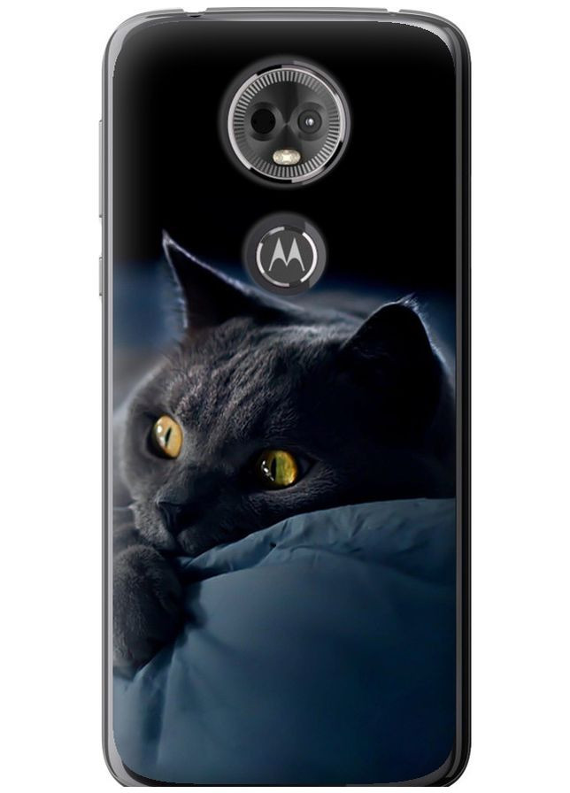 Силіконовий чохол 'Димчастий кіт' для Endorphone Motorola Moto E5 Plus (265226321)
