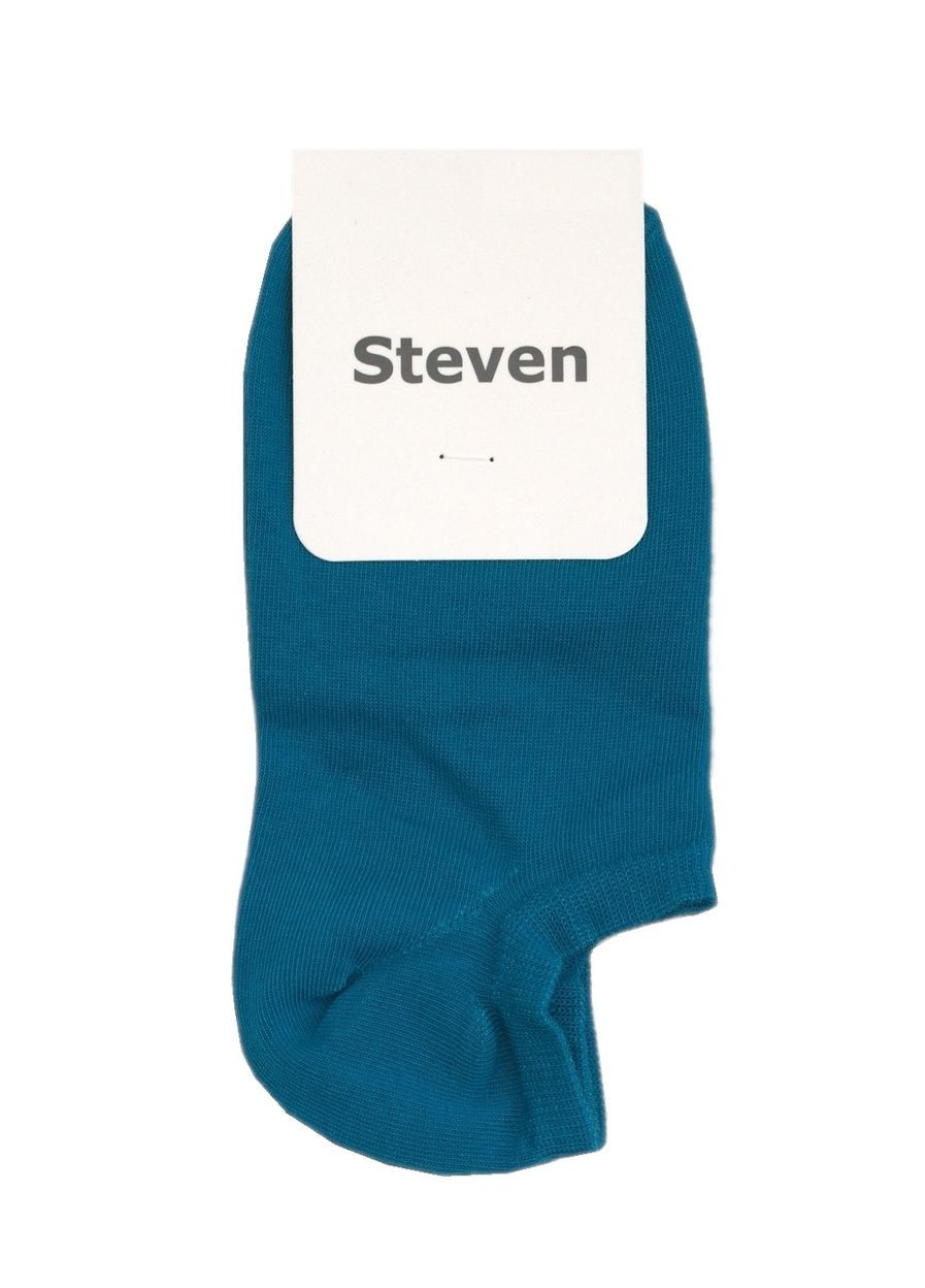 Носки женские короткие хлопчатобумажные 073 х 1 голубые 38-40 Steven 073x1 (289869417)