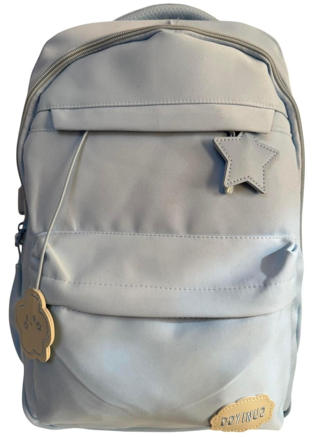 Рюкзак шкільний з трьома відділеннями 5108 блакитний No Brand (369365253)