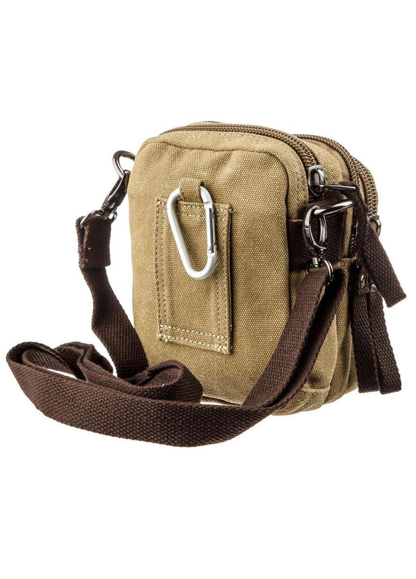 Барсетка текстильна 20161 Хакі Vintage (329150177)