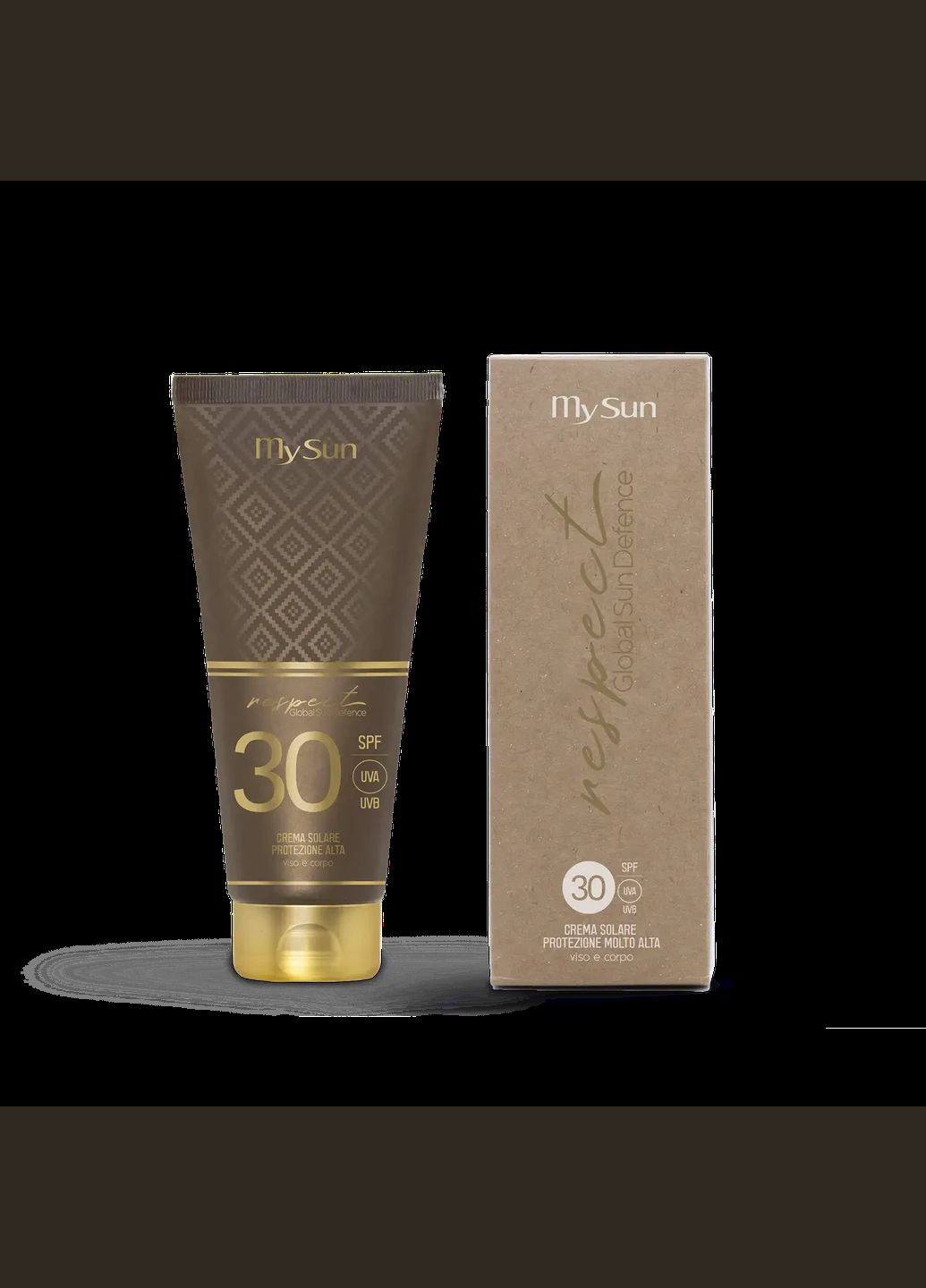 Крем для лица и тела с высокой степенью защиты SPF 30 GSD Respect 200 мл MySun (339668979)