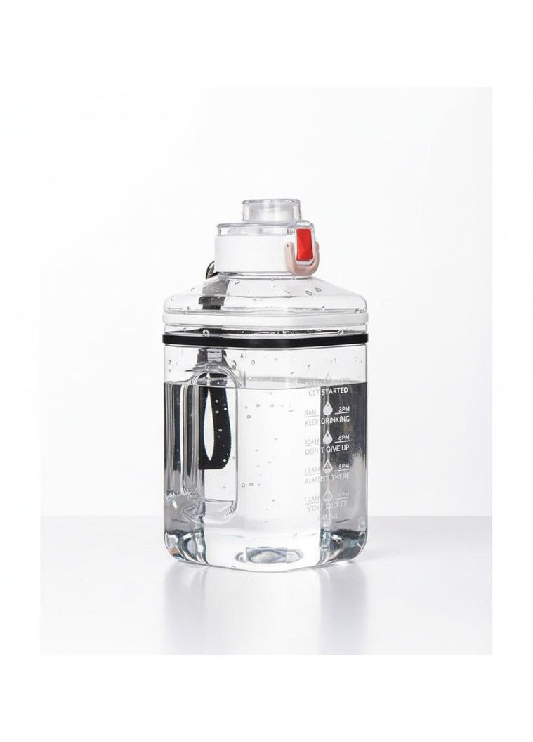 Біла прозора пляшка 2200мл для спорту. No Brand (314709896)