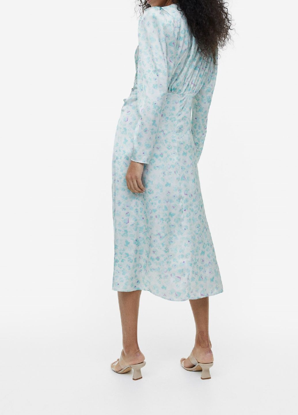 Білий кежуал сукня H&M однотонна