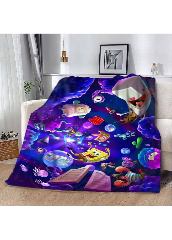 Плед 3D Губка Боб 13259 160х200 см FlexDress (368762511)