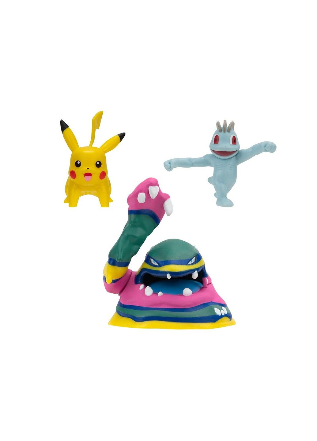 Набор игровых фигурок W19 - Мачоп, Пикачу, Алло Мак Pokemon (335055572)