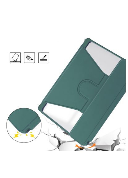Чехол для планшета 360° Rotatable Samsung Galaxy S10 Plus (SM-X820/SM-X826) 12.4" Dark Green (712266) BeCover 360° Rotatable Samsung Galaxy Tab S10 Plus (SM-X82 (366520866)