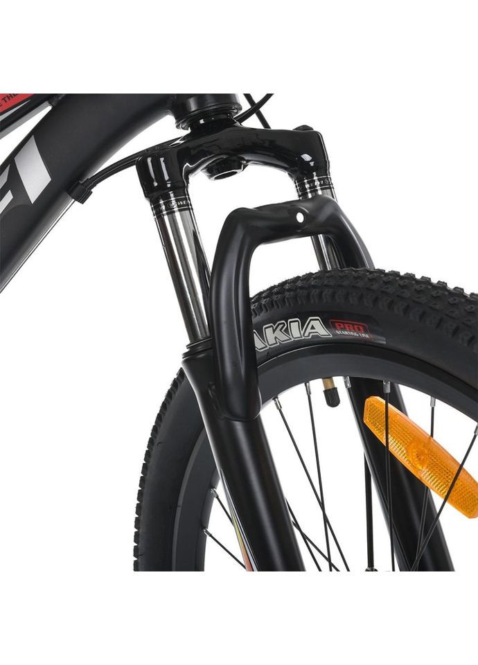 Велосипед MTB2601-2, 26 дюймів, алюмінієва рама 13 Shimano 21SP чорний PROF1 (370977200)