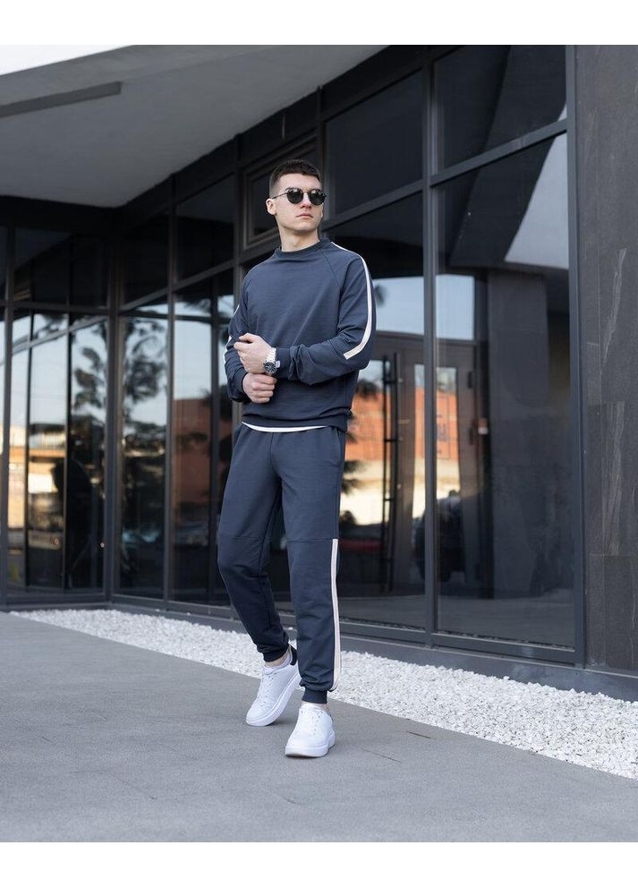 Темно-сірий демісезонний стильний костюм🔥 Luna