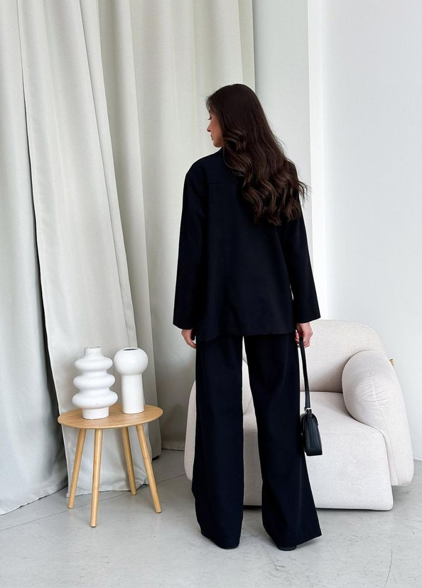 Женские брюки палаццо из хлопка и льна (ak37011p) Art Knit (334892932)