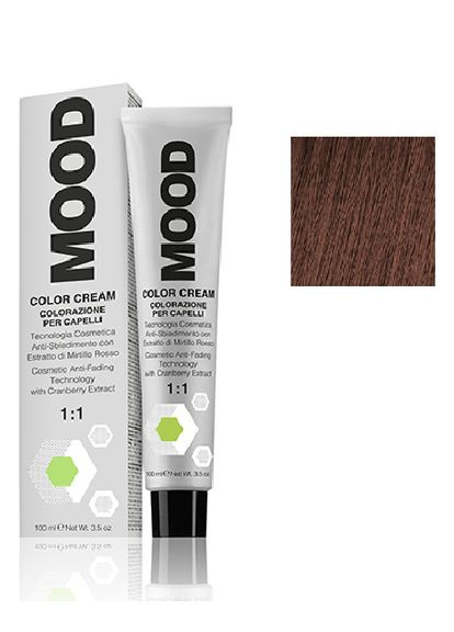 Кремкраска для волос с аммиаком 6/86 Мood Сolor Темный шоколадный блонд, 100 мл Mood (292735834)