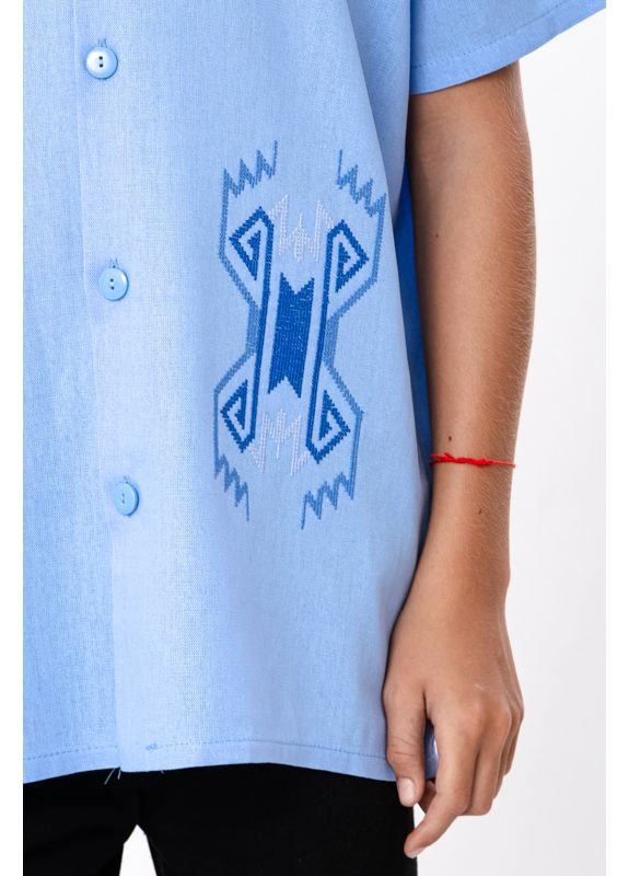 Сорочка для хлопчика підліткова (з коротким рукавом) (p-17737) Носи своє (363043464)