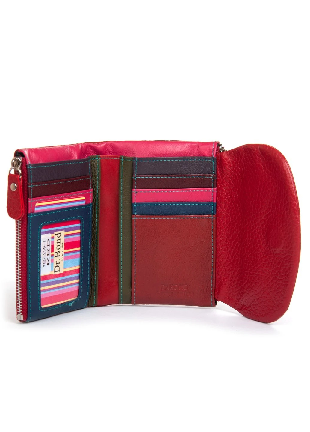Гаманець Rainbow Жіночий шкіра WRS-239-1 red Fashion (394721779)