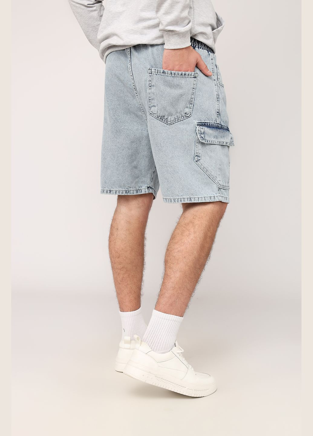 Шорты мужские цвет голубой CB-00278259 TRANZIT (332330128)