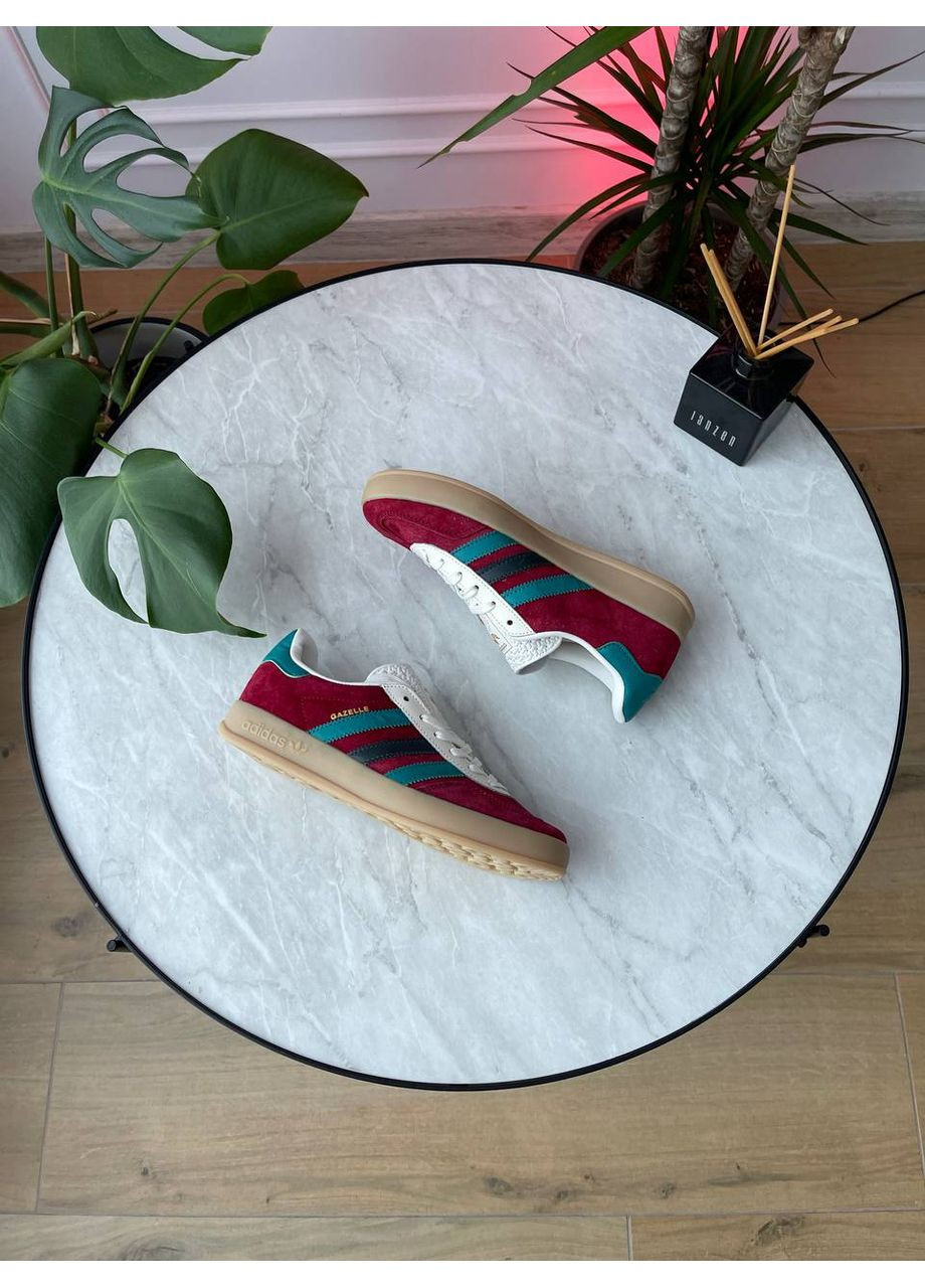 Червоні Осінні кросівки чоловічі і жіночі adidas gazelle red | адідас газель червоні No Brand