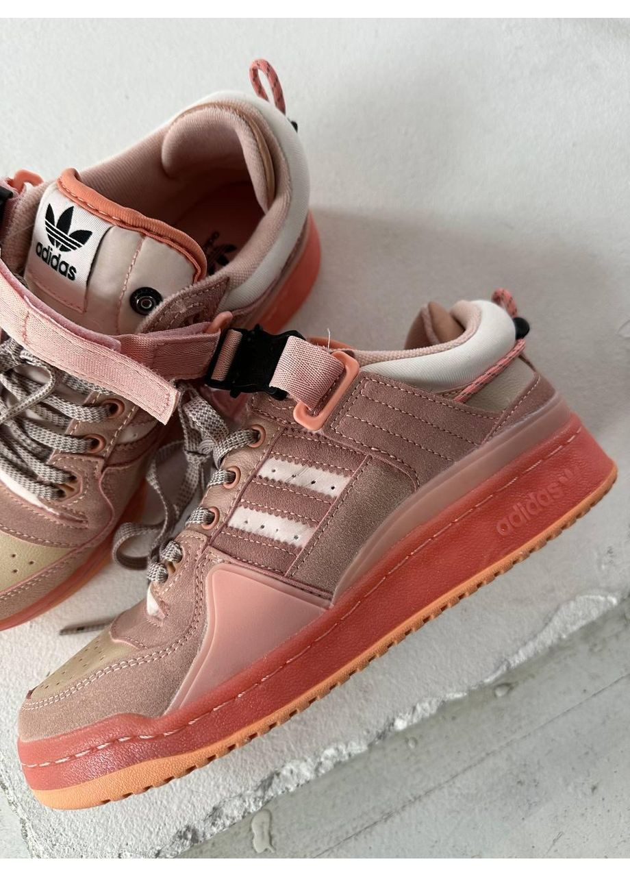 КРОССОВКИ ЖЕНСКИЕ ADIDAS FORUM LOW X BAD BUNNY EASTER EGG АДИДАС ФОРУМ No Brand оранжевые демисезоны (367169203)