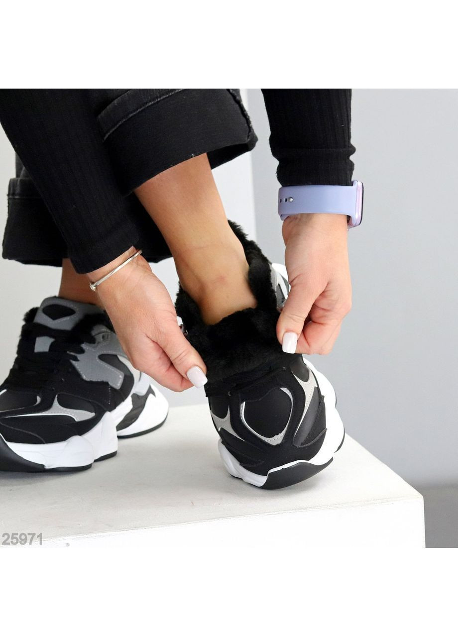 Зимові кросівки No Brand чорні зими (369920770)