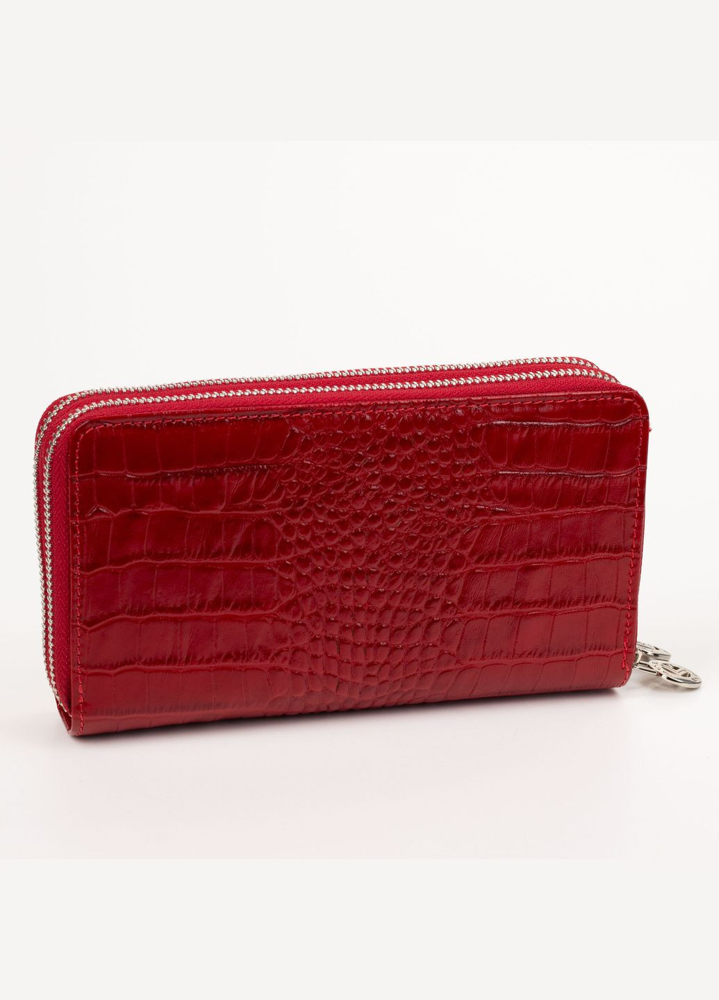 Жіночий шкіряний гаманець клатч 20954-5 червоний на дві блискавки Eminsa (261481728)