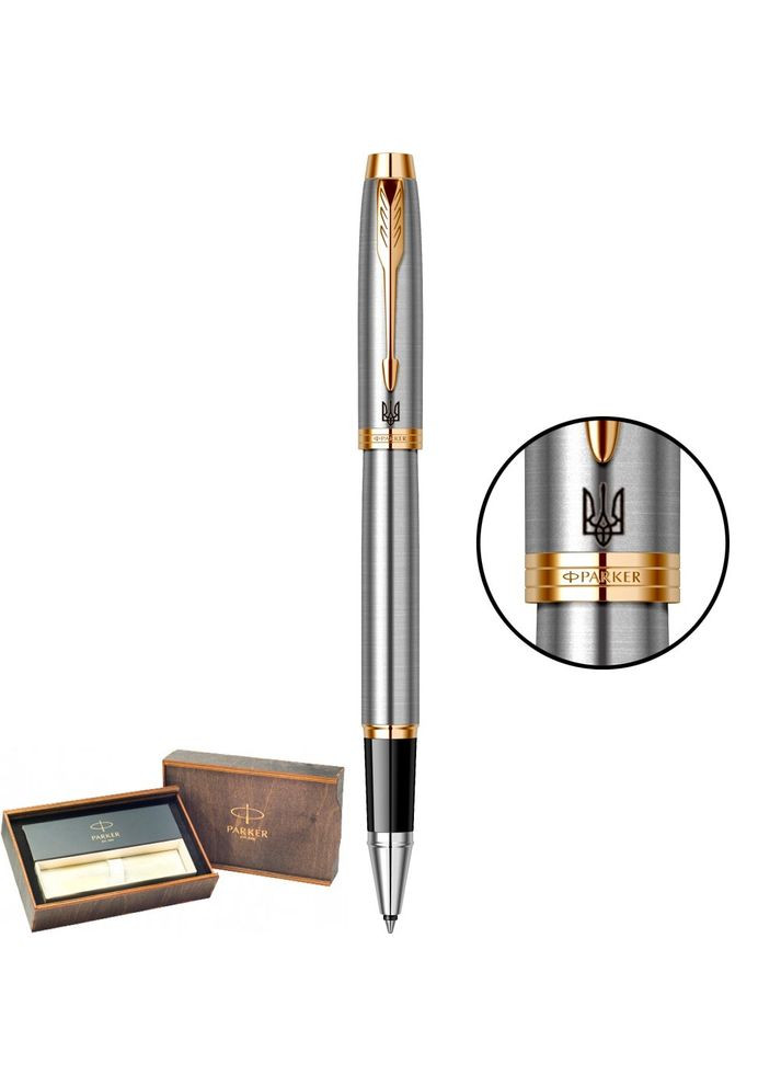 Ручка-ролер IM 17 Brushed Metal GT RB 22 222_TR4 Parker (316613914)
