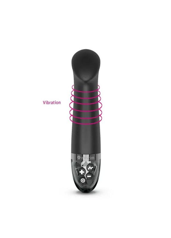 Вибратор для точки G с электростимуляцией Right on Ron Black Edition Mystim (303910792)