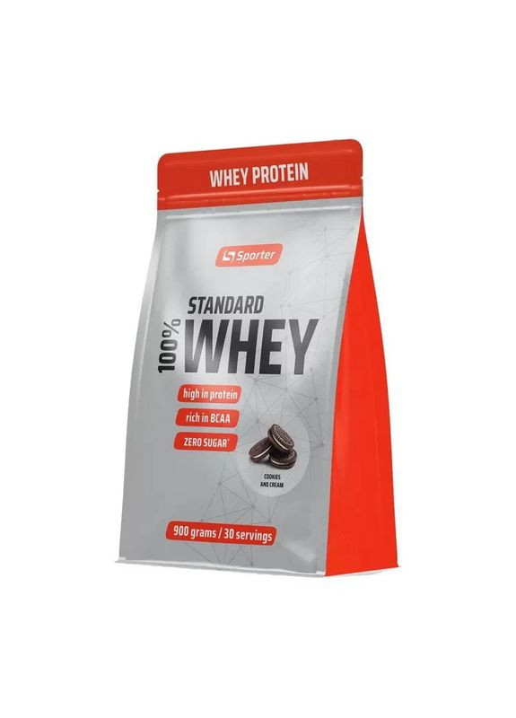 Сироватковий протеїн 100% Standart Whey, печиво з кремом, 900 г Sporter (367959980)