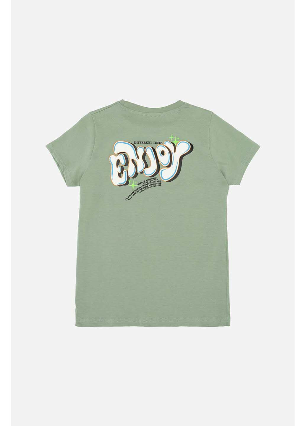 Оливкова літня футболка Alme