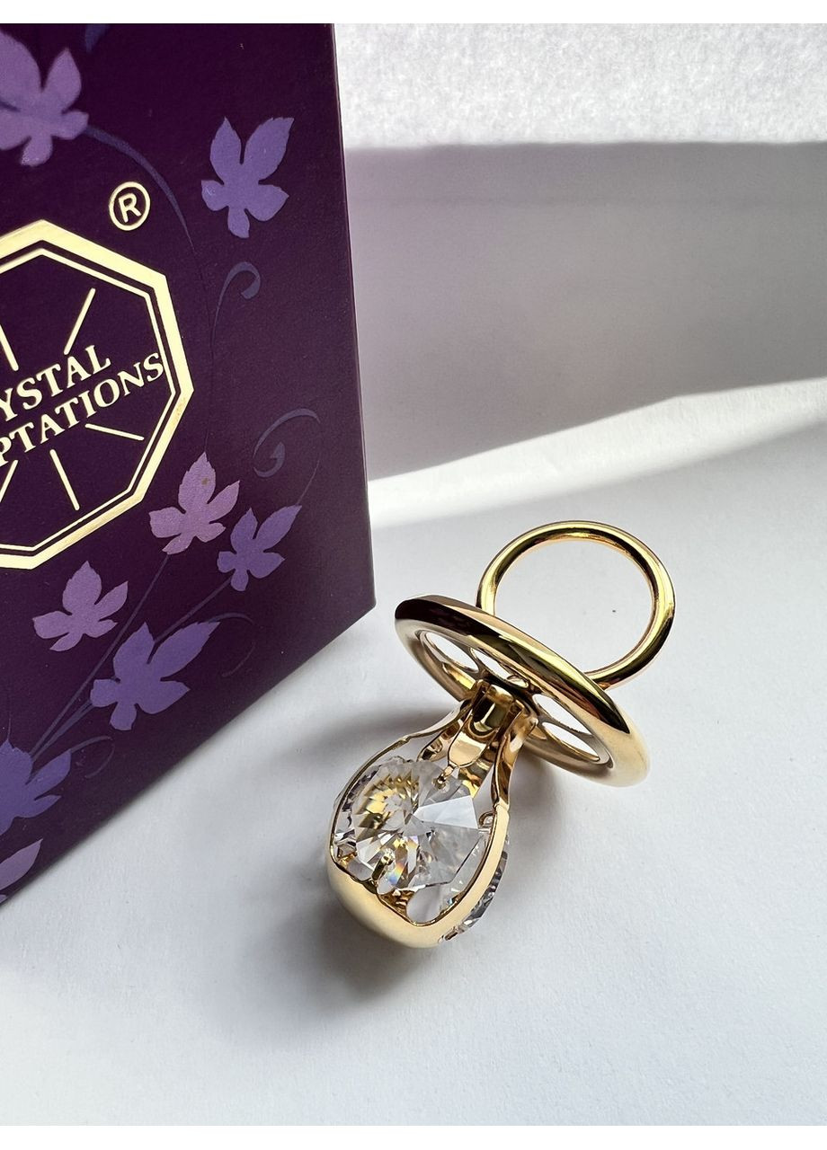 Фігурка зі стразами Swarovski Пустушка 6х4 см 160920 Crystocraft (362577273)