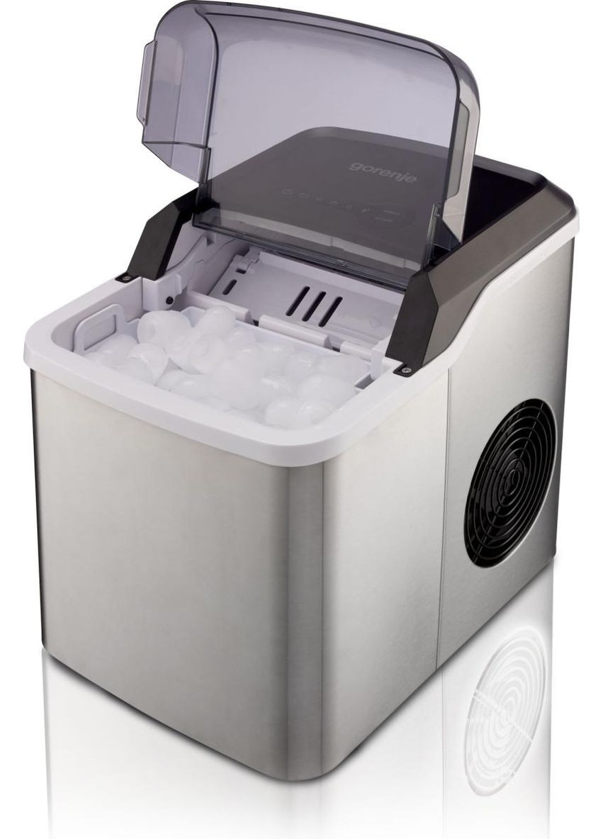 Ледогенератор бытовой, 12кг/сутки, 1,3л, дисплей, серебристо-черный Gorenje (330029958)