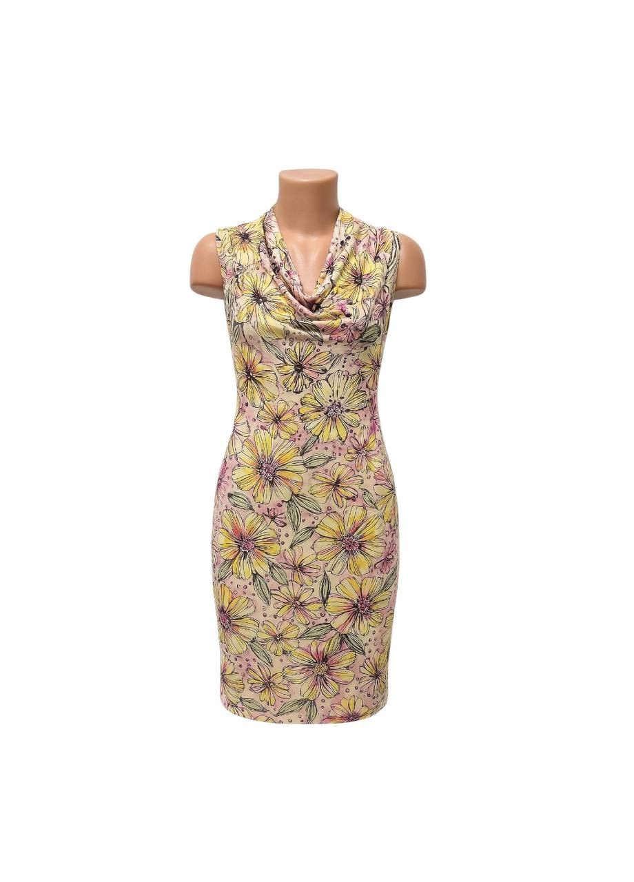 Рожева повсякденний сукня рожевий Miss Sixty з абстрактним візерунком