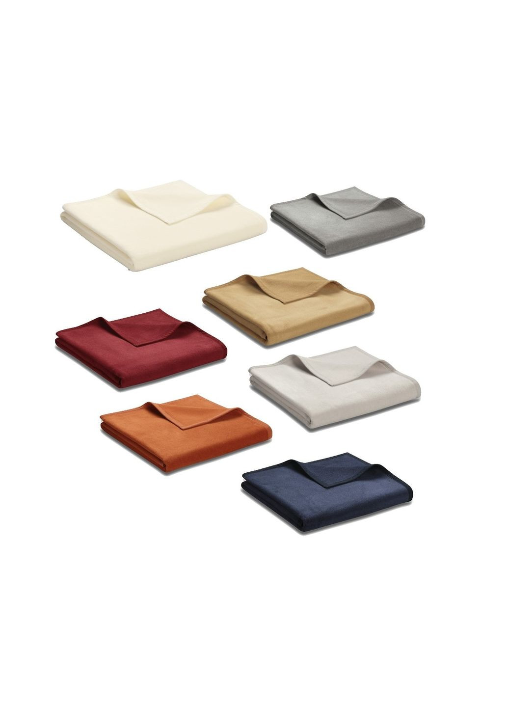 Плед Unicolour Песочный 150x200 см Biederlack (348433849)