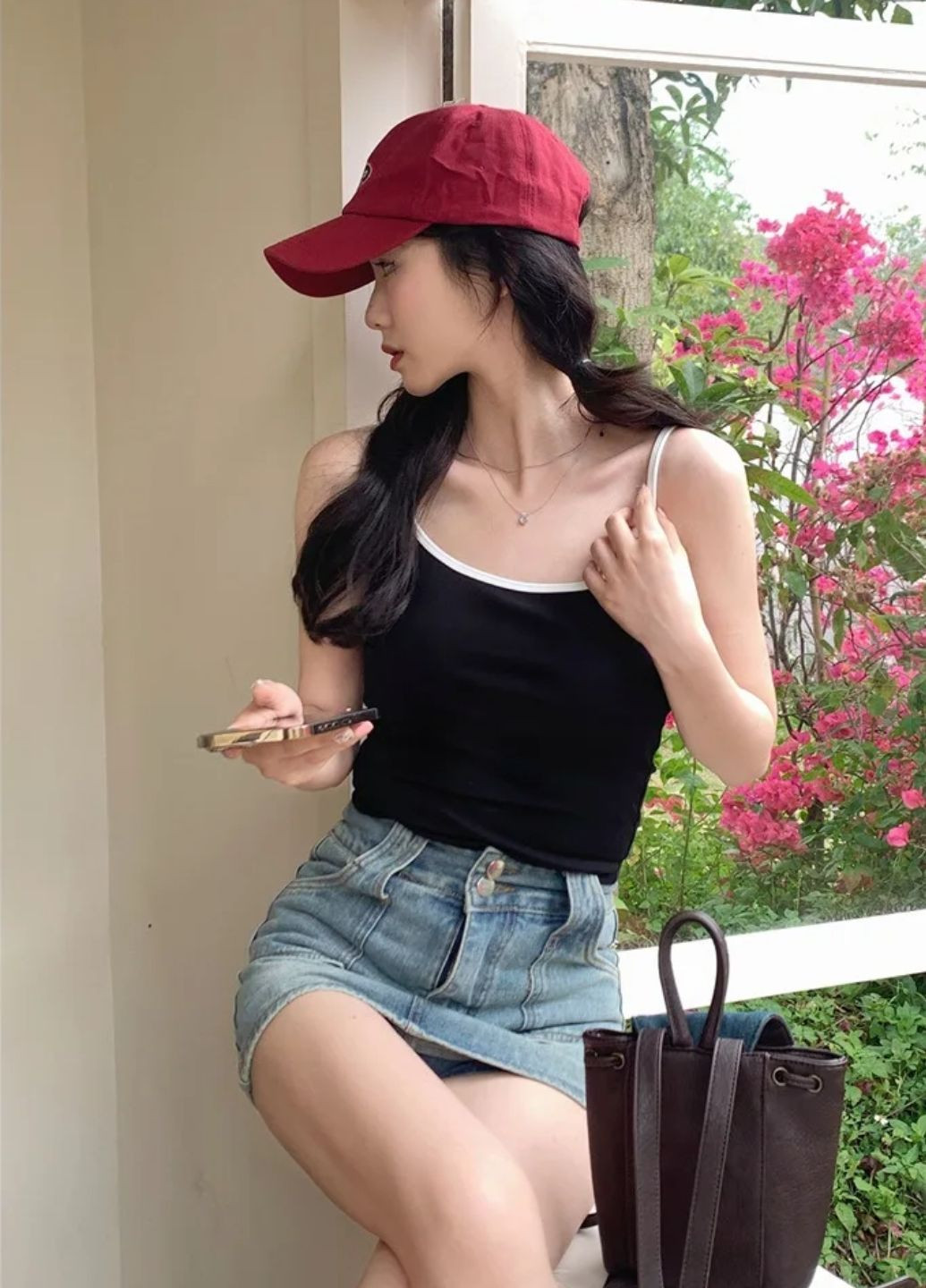 Жіноча майка-топ бавовняна з вкладишами Two Colors (1865-42-01) Macarena — 341485473