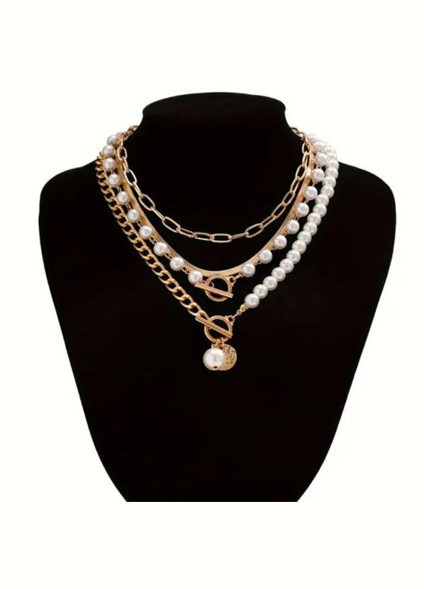 Кольє Намисто багатошарове No Brand (338217792)