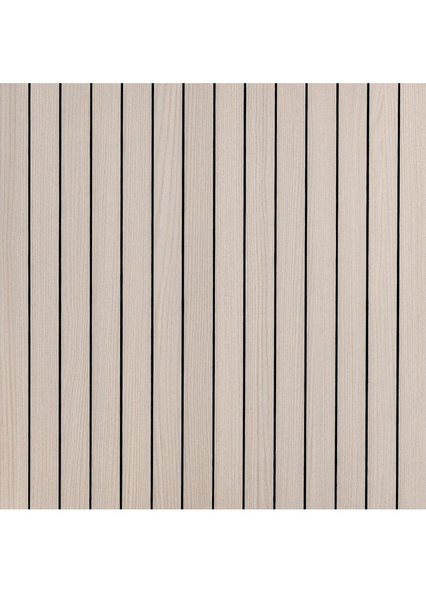 Покриття вінілове самоклеюче 3D рейки 600х600х2,8мм Ясен кремовий SW-00002199 Sticker Wall (358524761)