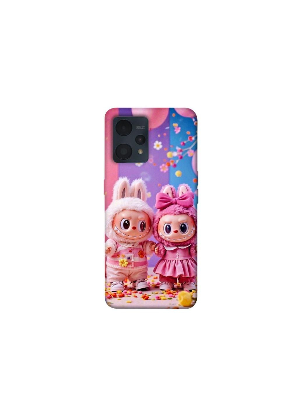 Чехол на Realme 9 4G / 9 Pro+ Labubu twins ver.2 Frontalka (361987435)