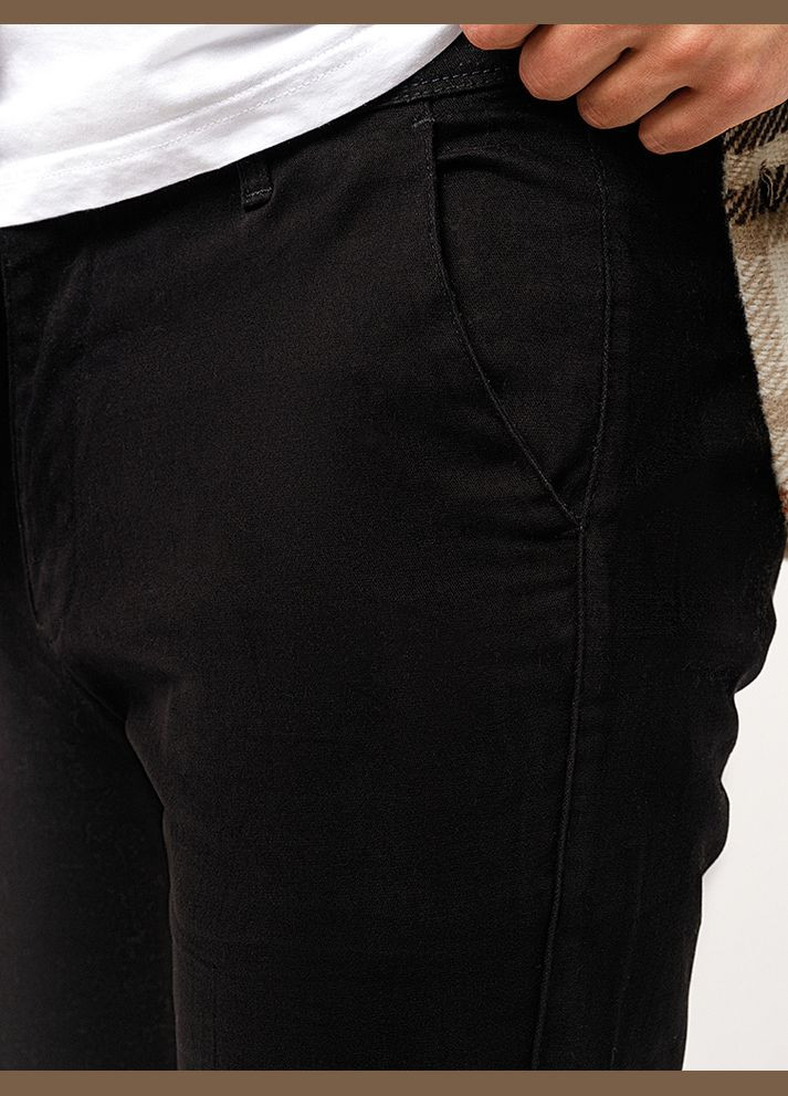 Черные демисезонные брюки Xleon