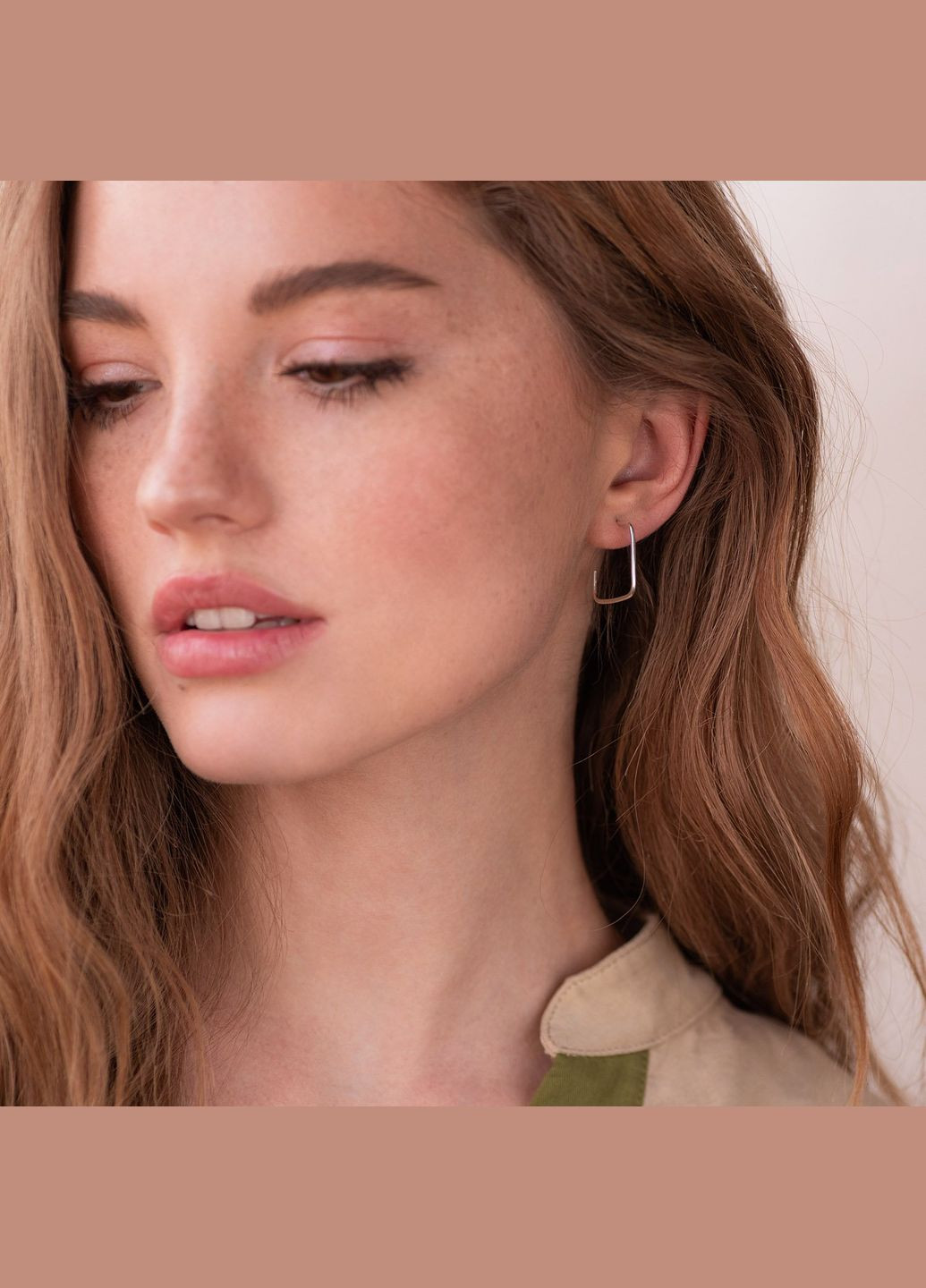 Серебряные серьги - пусеты Ария 122991 Oniks (264025304)