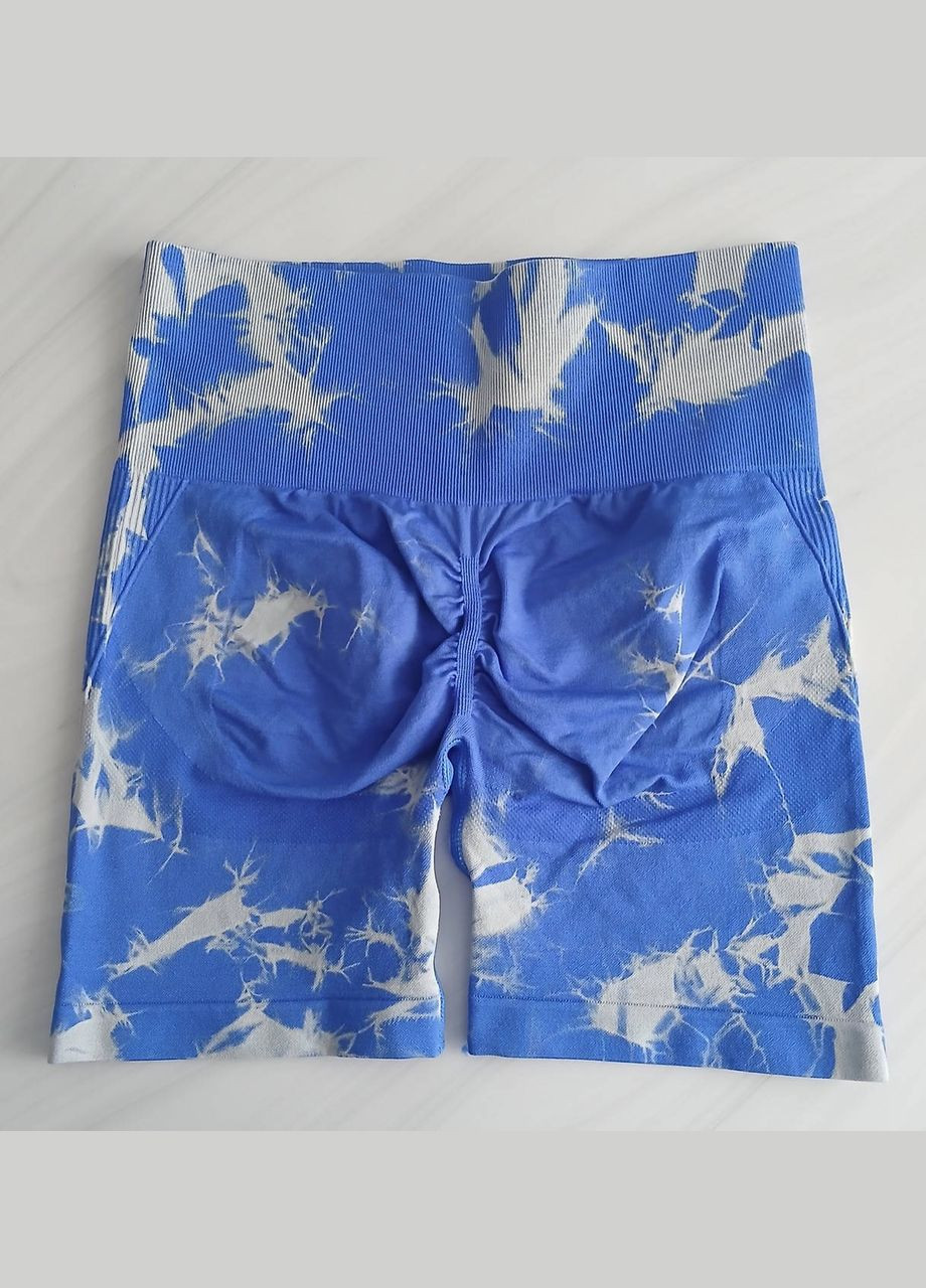 Жіночі спортивні безшовні шорти для фітнесу тай-дай No Brand (322455310)