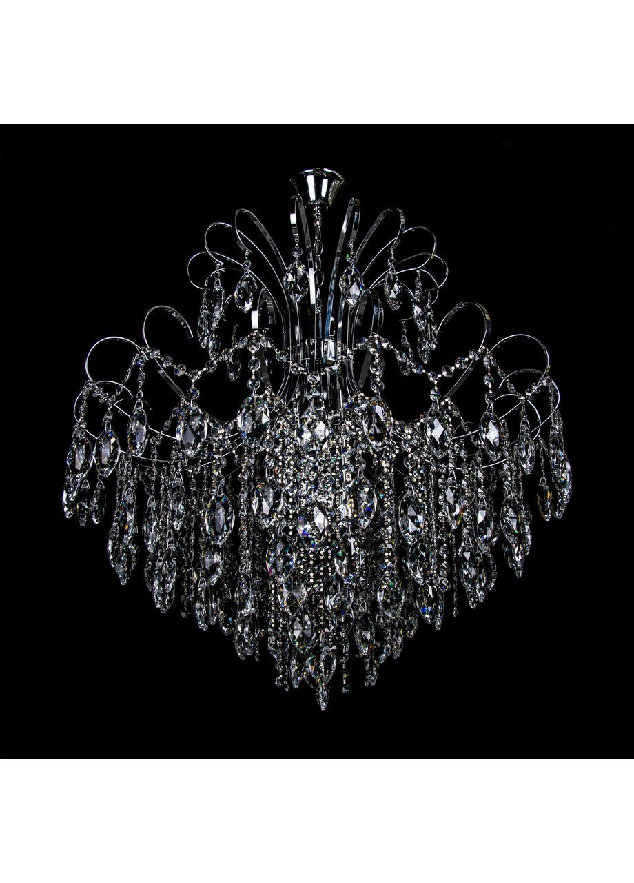 Класична кришталева люстра на ланцюзі на 8 лампочок E2045/8/CR No Brand (352229443)