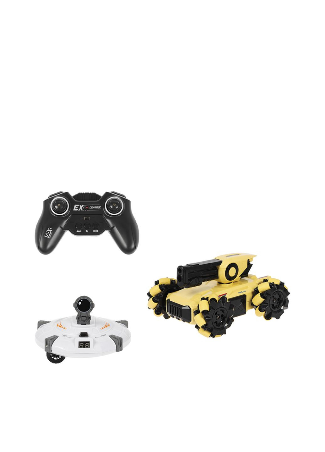 Танк Танк з рухомою мішенню SPACE BATTLE колір бежевий CB-00282927 OTAMANKO (349728940)